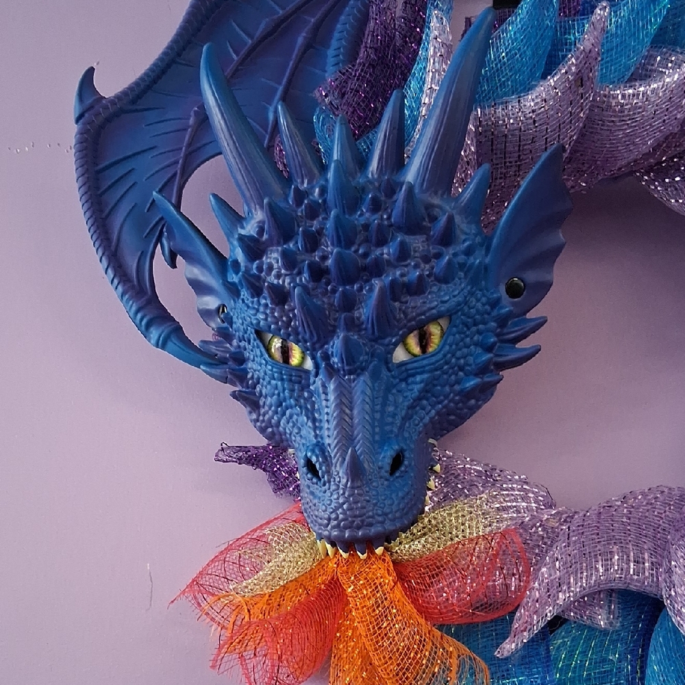 Blue Dragon Wall Decor